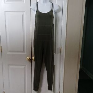 GAME olive green bodysuit jumpsuit romper Sz XS